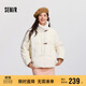森馬（Semir）森馬羽絨服女新中式仿兔毛領(lǐng)短款保暖外套24冬新款109724113017