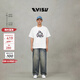 EVISU福神 男士佛頭印花基礎款短袖T恤 白色 S
