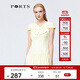 PORTS寶姿 夏季新品女裝甜美蝴蝶結裝飾連衣裙SC8D020BRFQ024 YELLOW CREAM MIX 2