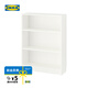 宜家（IKEA）BILLY畢利書(shū)架置物柜收納柜收納儲物展示柜落地客廳分層 白色80x28x106cm