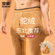 羅蒙保暖褲男駝絨加厚棉褲加長(cháng)加絨護膝東北男士發(fā)熱打底絨褲秋冬季