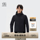 KOLON SPORT/可隆戶(hù)外軟殼衣 男士防潑水防風(fēng)透濕保暖連帽拉絨夾克 LHJK5WN069-BK 黑色 XL 180/100A