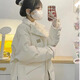 妙奕嘉棉服女2025新款冬季外套女衣服短款棉服女學(xué)生棉襖小個(gè)子棉衣寬松 闊型面包棉服【米色】 M 【建議100-120斤】