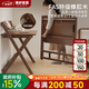 青櫨全實(shí)木折疊書(shū)桌學(xué)習桌初中高中生家用電腦桌小戶(hù)型可折疊寫(xiě)字桌子 80*55cm胡桃色-加厚桌面-100%實(shí)木 可折疊|加粗實(shí)木腿|加深寬大桌面