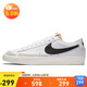 耐克NIKE板鞋男緩震經(jīng)典BLAZER LOW '77休閑鞋DA6364-101白43