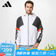 阿迪達斯（adidas）【京東奧萊】外套男夏季新款運動(dòng)服跑步訓練健身透氣舒適防風(fēng)休閑 M