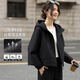 韓都衣舍【輕氧生活系列】2025新款春秋季高級感戶(hù)外外套女黑科技杜邦三防