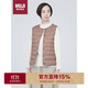 無(wú)印良品（MUJI）女式 輕量羽絨便攜式 背心  煙熏粉色 M 