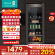 海信（Hisense）125升冰吧家用客廳辦公室廳吧小冰箱 冷藏展示柜凈味保鮮 一級能效茶葉飲料柜JC-125VUT以舊換新