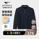 七匹狼長(zhǎng)袖T恤男士翻領(lǐng)抗菌恒溫固色多彩小狼標(biāo)商務(wù)休閑透氣POLO上衣