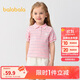 巴拉巴拉童裝女童短袖T恤兒童寶寶上衣2025夏裝甜美POLO衫潮208225117013