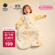 babycare新生嬰兒秋冬舒暖一體睡袋防驚跳防踢包被獅子王國-6層-90碼