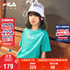 FILA KIDSx原田治聯(lián)名系列兒童短袖T恤2025夏季大童涼感上衣