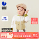 迷你巴拉（minibala）【絨絨衣】冬新款男女童雙面暖馬甲可愛保暖毛絨背心 奶白10504 100