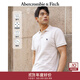 Abercrombie & Fitch【經(jīng)典POLO】小麋鹿圖案男裝25夏季美式通勤短袖T恤124-5182 白色 M (180/100A)