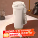 HOOMEY保溫杯陶瓷內膽咖啡杯男女生高顏值吸管水杯學(xué)生2025新款保冷杯子