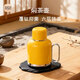 尚明燜茶壺便攜抑菌鍍鈦保溫杯家用養生燜茶燜泡水壺茶具暖壺禮物 杏黃色600ml