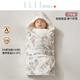 ELLE BABY新生兒抱被嬰兒襁褓包被秋冬加厚初生兒防驚跳純棉A類(lèi)外出抱毯
