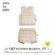 jnby by JNBY【套裝】江南布衣嬰童秋針織背心短褲舒適男女童嬰兒YN8H20920 080雜米灰 100 cm