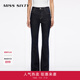 MISS SIXTY【安心品質(zhì)】25進(jìn)口面料牛仔褲含天絲修身顯瘦微喇叭褲 原色深藍-短版(25秋) 25