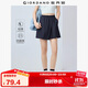 佐丹奴戶(hù)外穿搭女裝新款四面彈斜搭片裙褲松緊腰薄款短褲13405231