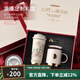 Vanow2025新款保溫杯女高顏值高檔伴手禮生日禮物水杯陶瓷內(nèi)膽咖啡杯子 【限定套裝】木槿花-316不銹鋼