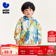 迷你巴拉男童女童外套秋款新款寶寶兒童衣服【小軟皮】 藍綠色 120
