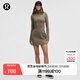 lululemon丨Define 女士長(cháng)袖連衣裙 *Luon? LW1EKYS 深卡其 XS /4