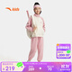安踏兒童套裝女大小童2025秋季綜訓(xùn)時(shí)尚百搭針織運(yùn)動(dòng)套裝A62537708