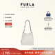 芙拉（FURLA）【禮物】NUVOLA牛皮迷你女士時(shí)尚高級感單肩包水桶包百搭休閑 棉花糖白