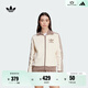 adidas復古運動(dòng)夾克薄外套女裝秋季阿迪達斯官方三葉草 奇妙白/影跡棕     M