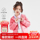 笛莎（DEESHA）童裝女童2025秋冬短款三防輕薄羽絨服外套 櫻桃紅 150