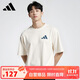 阿迪達斯 （adidas）中性 籃球系列 ADI BOS PLAYERS 短袖 JX9127 白色  L 