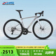 喜德盛25款RC500鋁合金破風(fēng)車(chē)架20速油碟成人進(jìn)階型單車(chē) 銀/鐳射銀480mm