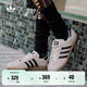 adidas「T頭鞋」STADT經(jīng)典時(shí)尚薄底運(yùn)動(dòng)板鞋男女阿迪達(dá)斯三葉草   奇跡石英色/黑色   38
