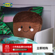 宜家（IKEA）SKOGSDUVA思克蒂瓦帶口袋靠墊抱枕靠墊兒童房間裝飾 花形靠墊47cm*8cm