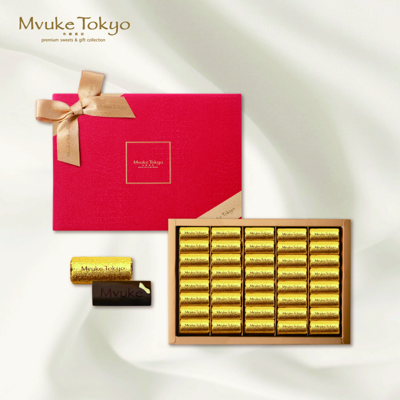 布歌東京金枕頭形整顆榛子巧克力40粒禮盒裝 金枕頭形整顆榛子巧克力禮盒裝 8.75g 40顆