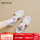 達芙妮德訓鞋女款2025春季新款厚底增高休閑運動(dòng)鞋輕便透氣跑步鞋