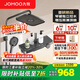九牧（JOMOO）淋浴花灑全套裝自動除垢方形大頂噴淋浴器大置物增壓噴槍淋雨花灑 【新品】琴鍵靠墻花灑36677槍灰