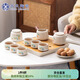 蘇氏陶瓷（SUSHI CERAMICS）草木灰釉功夫茶具實(shí)木手柄雙側把茶壺竹面儲水茶托J0506中秋節禮