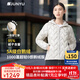 君羽戶(hù)外超輕羽絨服情侶款1000蓬松度連帽輕薄保暖鵝絨夾克 C52049 冰川白-女款 L 推薦男136-150斤/女111-120斤