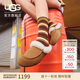 UGG秋季新款女士舒適一腳蹬穆勒鞋樂(lè )福鞋1171391CHE|栗色 38