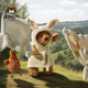 Jellycat早春限定新品浴袍巴塞羅熊動(dòng)物毛絨玩偶安撫生日新婚禮物 浴袍巴塞羅熊 Medium