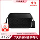蔻馳（COACH）【雙11狂歡購】男包Graham小號相機包男士單肩斜挎郵差包小方包 CV921 黑灰 QBMI5