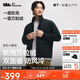 蕉下（beneunder）男士搖粒絨外套可雙面穿行政夾克軟殼沖鋒衣內(nèi)膽PM129黑-黑L
