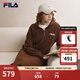 FILA 斐樂(lè )官方連衣裙2025年秋季新品長(cháng)款連帽打底衛衣長(cháng)裙子 復古咖-DK L 170/88A/L
