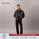Calvin KleinJeans25秋季新男士美式復古ck仿羊羔絨翻領(lǐng)潮殼牛仔外套4RD782G 0XY-牛仔灰 L
