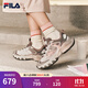 斐樂(lè )（FILA）官方女鞋老爹鞋運動(dòng)鞋2025秋季新款鞋子厚底蘑菇休閑鞋 浮煤灰/白瑪瑙灰-CC 38