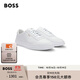 BOSS博斯男士金色徽標(biāo)裝飾運(yùn)動(dòng)鞋 100-白色 41