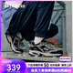 斯凱奇（Skechers）秋季男鞋復古老爹鞋戶(hù)外休閑運動(dòng)鞋厚底增高舒適時(shí)尚潮流 木炭色/黑色/CCBK 42